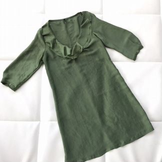 Шёлковое платье Benetton size S
