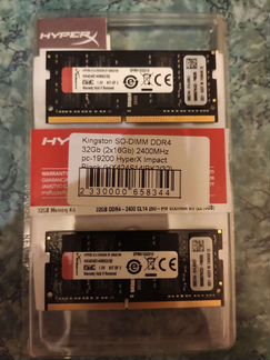 HyperX Impact HX424S14IBK2 / 32