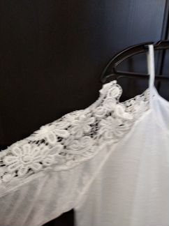 Топ, футболка, кофта белая новая р 52-54