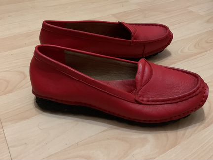 Мокасины детские нат кожа новые