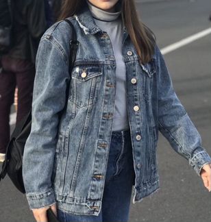 Джинсовaя куртка Bershka