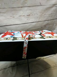 Зонт розовый фламинго расцветка
