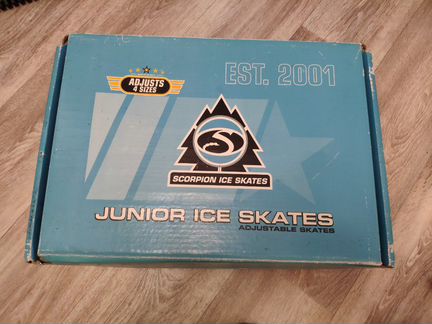 Детские Коньки Scorpion Ice Skates (Регулируемые)