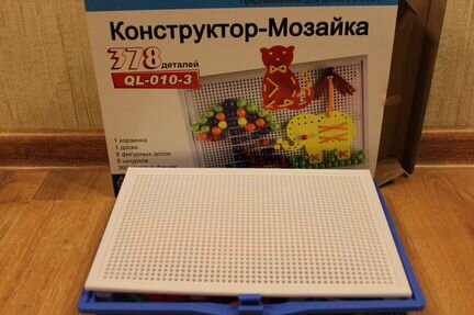 Конструктор мозайка, 378 деталей