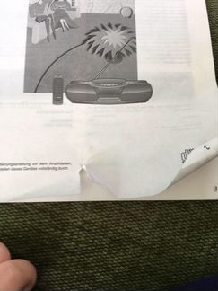 Инструкция к магнитофону Panasonic