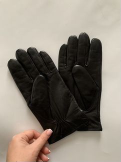 Мужские кожаные перчатки новые