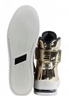 Кроссовки сникерсы, золотые