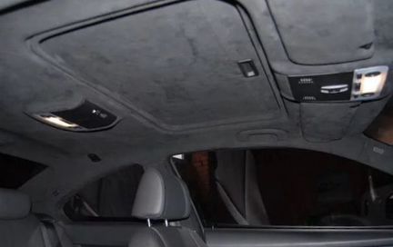 Перетяжка потолка автомобиля