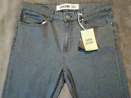 Джинсы New Look super skinny. 34/34. Новые