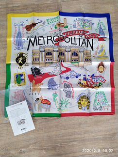 Шелк платок на шею Метрополитен из Нью-Йорка