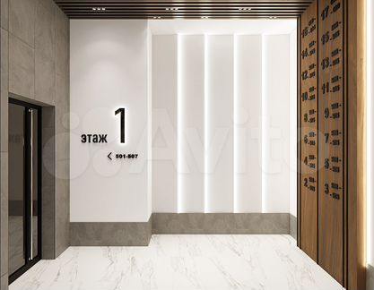 1-к квартира, 41.8 м², 2/17 эт.