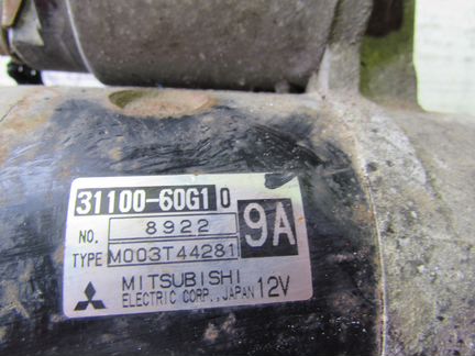 Стартер 31100-60G1 на Suzuki Baleno/Esteem бу