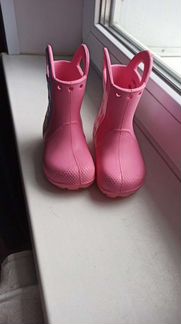Детские резиновые сапоги crocs р-р 6