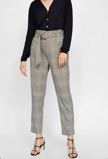 Брюки в клетку Zara