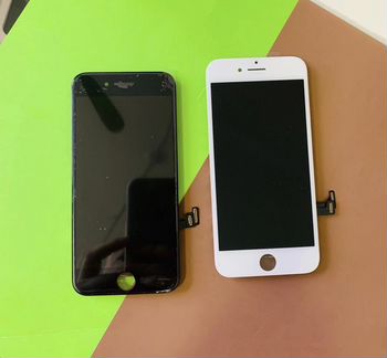 Дисплей на iPhone 7 +яркий качество супер