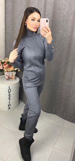 Вязаный костюм